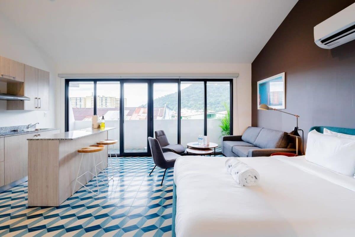 شقة Artistic Loft In Santa Ana مدينة باناما المظهر الخارجي الصورة